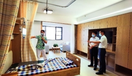 市委编办考察区中医医院“医养结合”工作